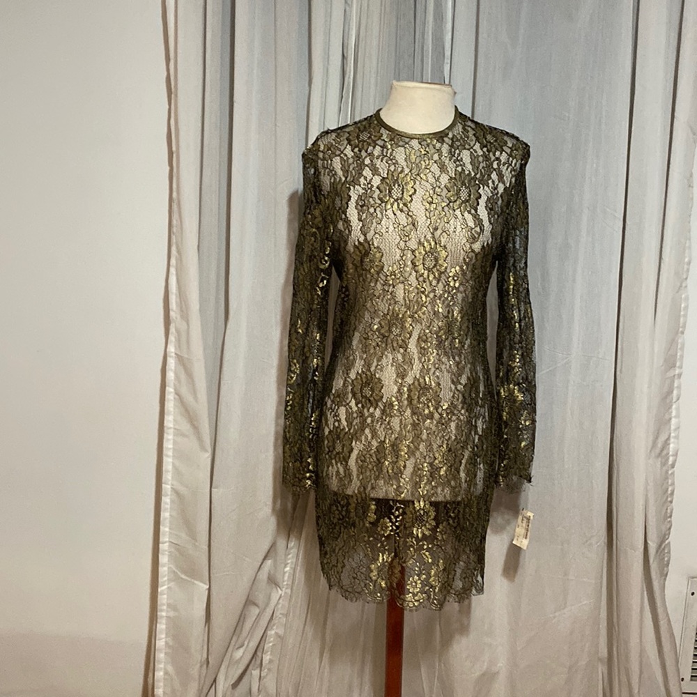 Vintage Anne Klein Lace Dress